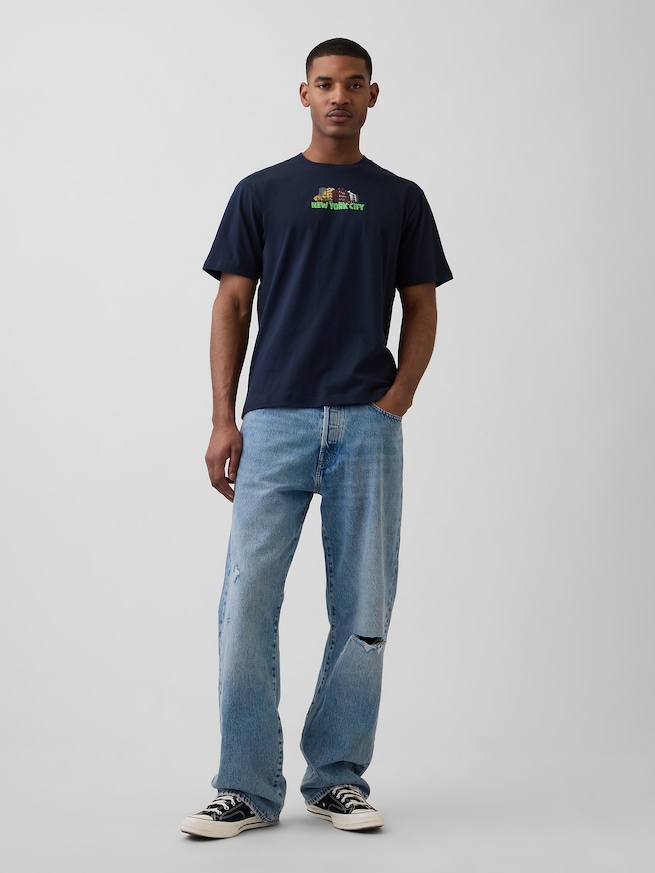 エブリディ ソフト リラックスフィット グラフィックTシャツ-1