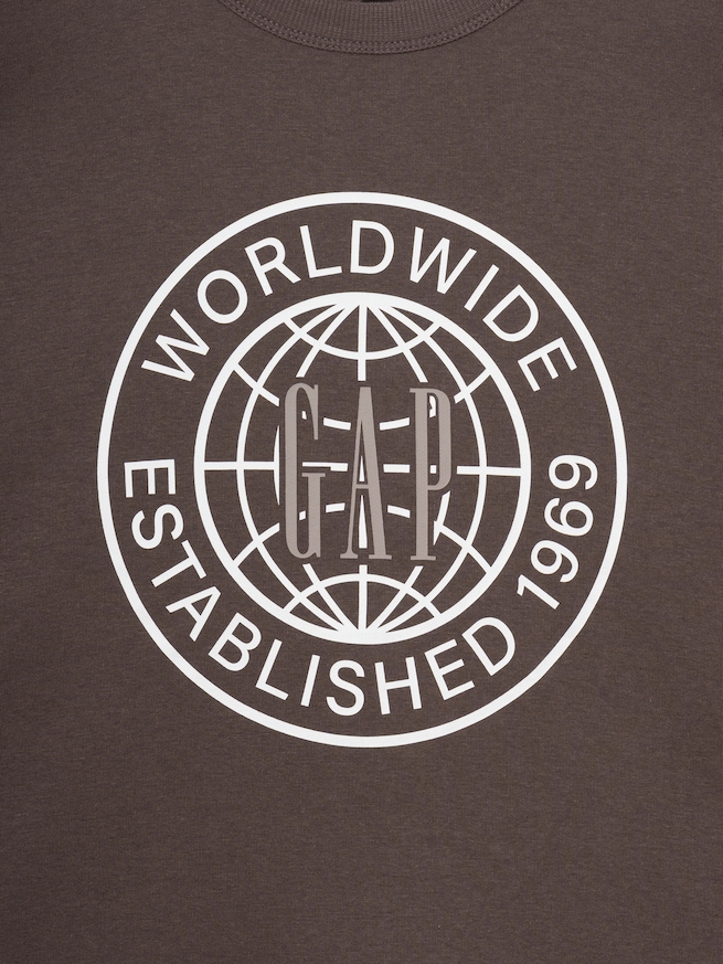 GAPロゴ グラフィック スウェットシャツ-3