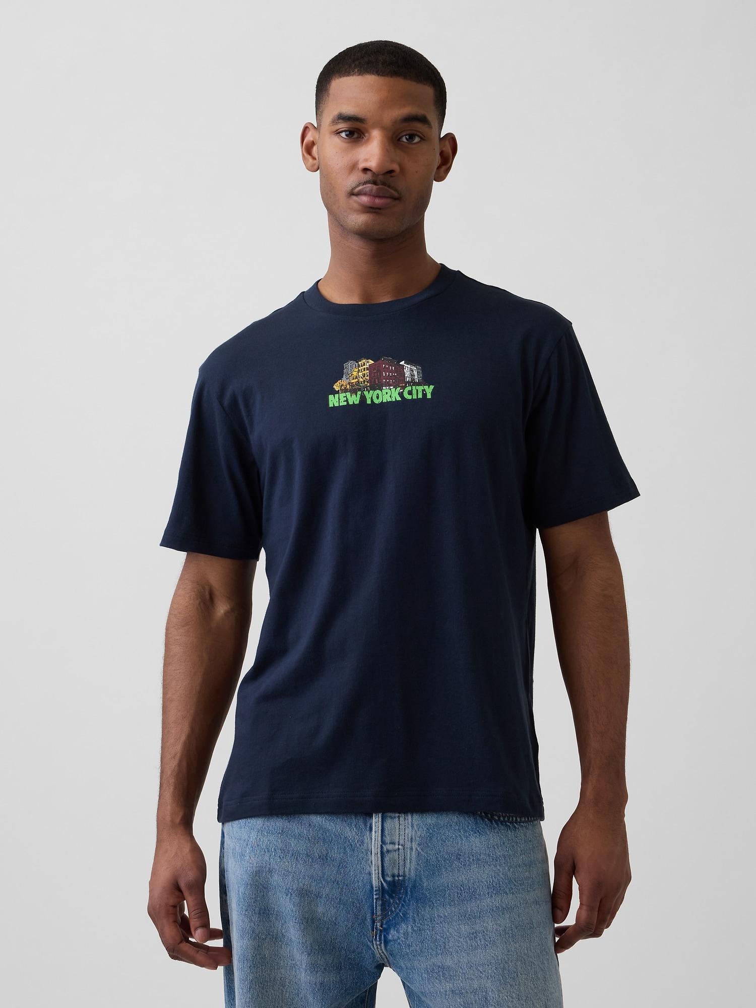 エブリディ ソフト リラックスフィット グラフィックTシャツ-0