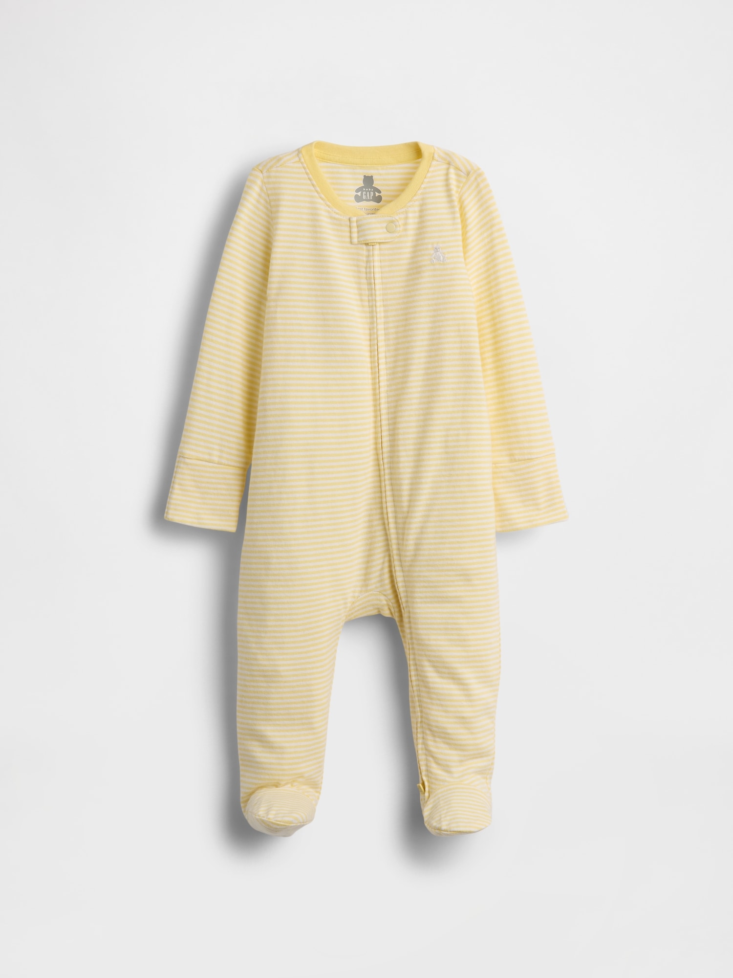Baby Organic Cotton Footed Zip One-Piece