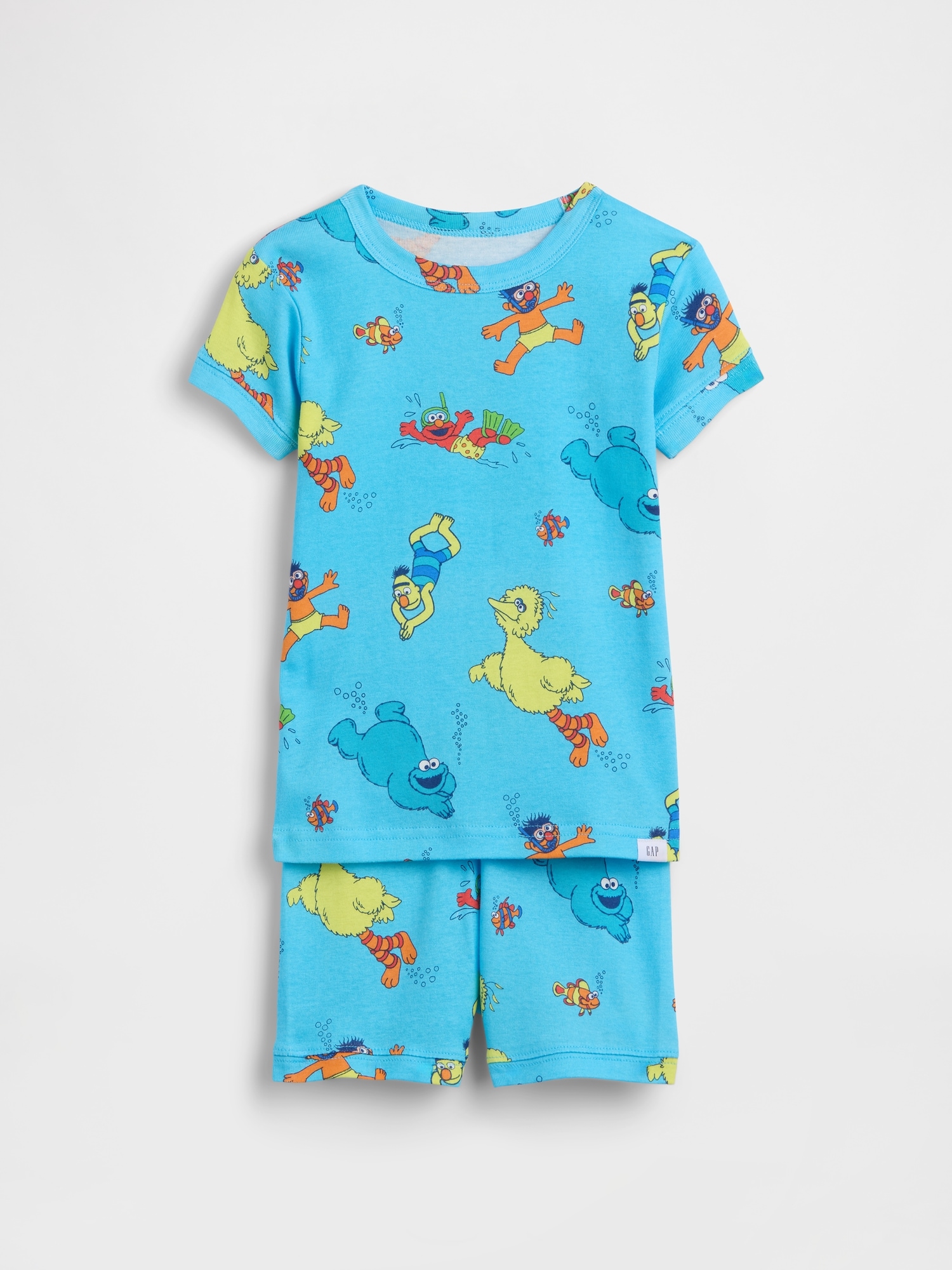 Baby & Toddler Sesame Street Organic Brushed Cotton PJ Short Set