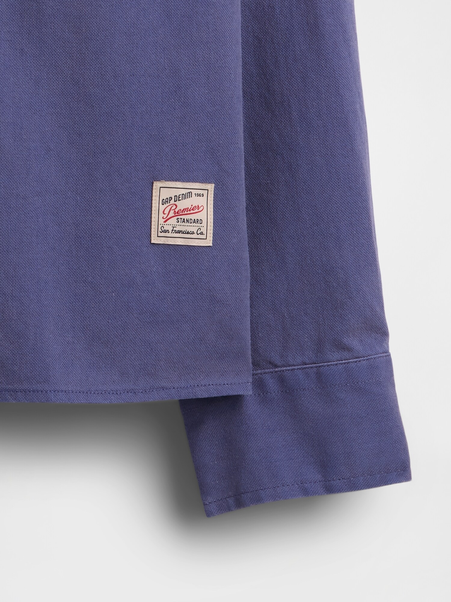 リラックス ストレートヘム キャンバス ユーティリティシャツ-3