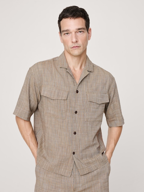 CHEMISE DE VACANCES DÉCONTRACTÉE EN COTON