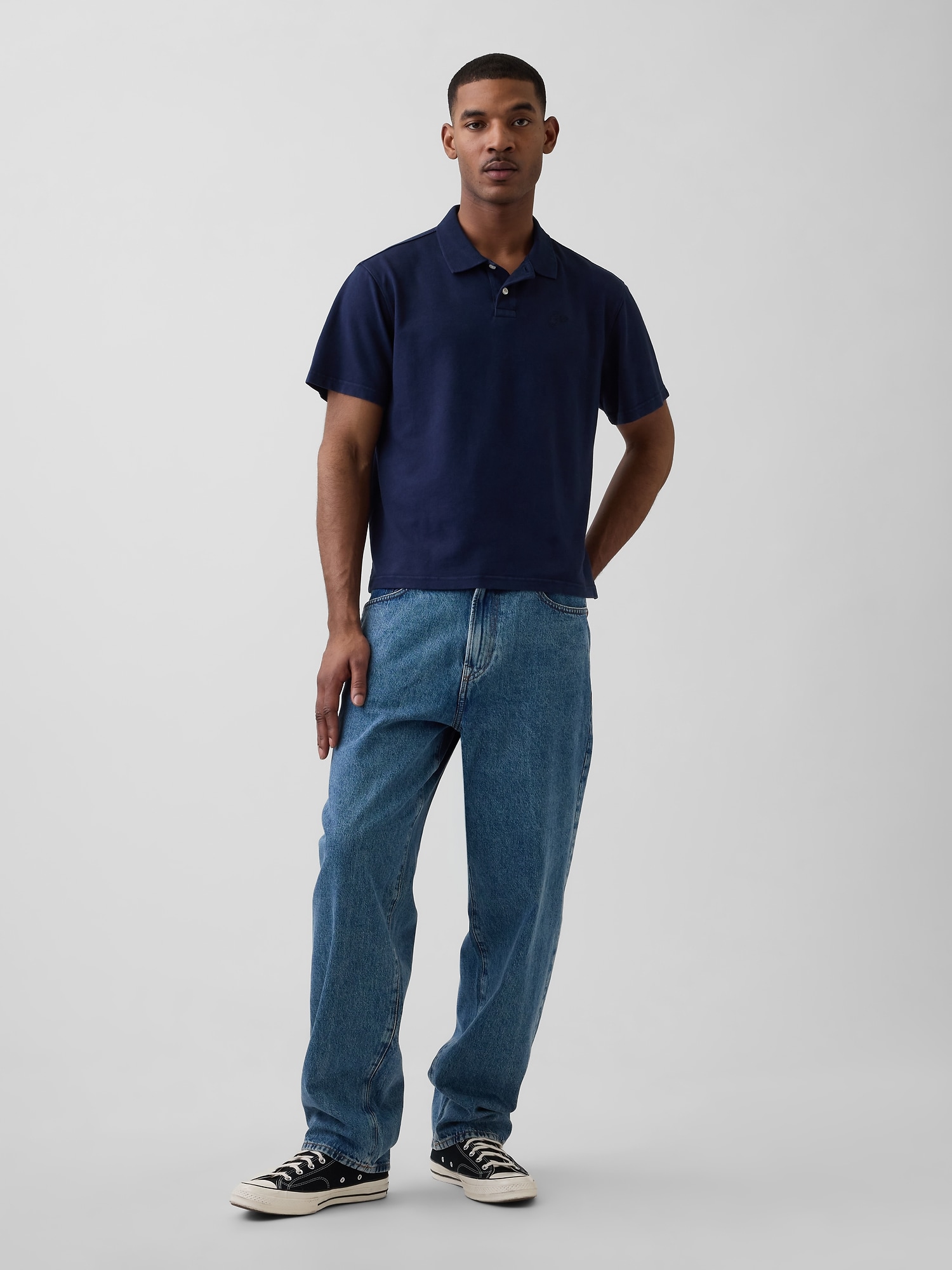 Gap公式オンラインストア | リラックスフィット ピケ クロップド