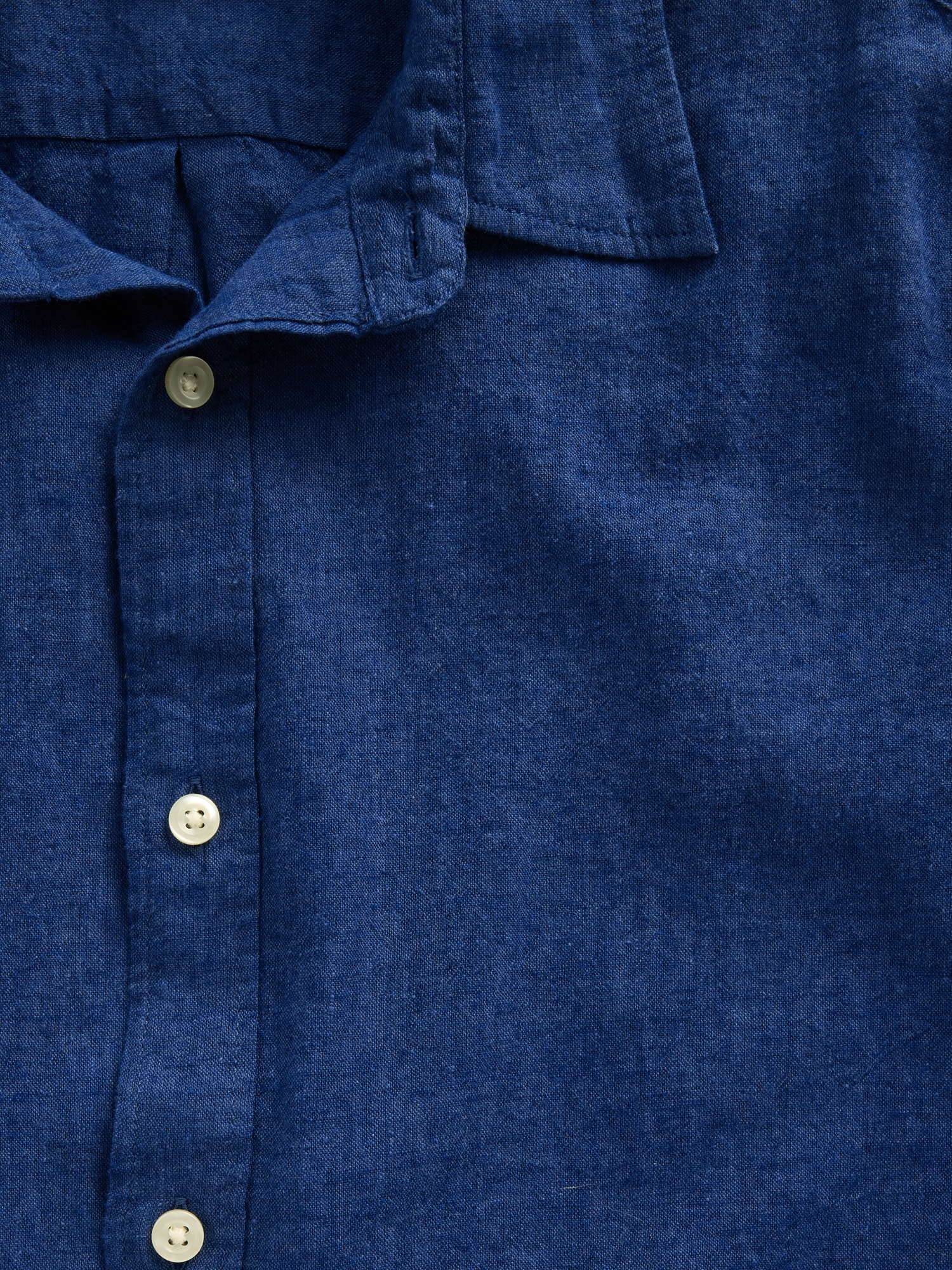 スタンダードフィット リネンブレンドシャツ-3