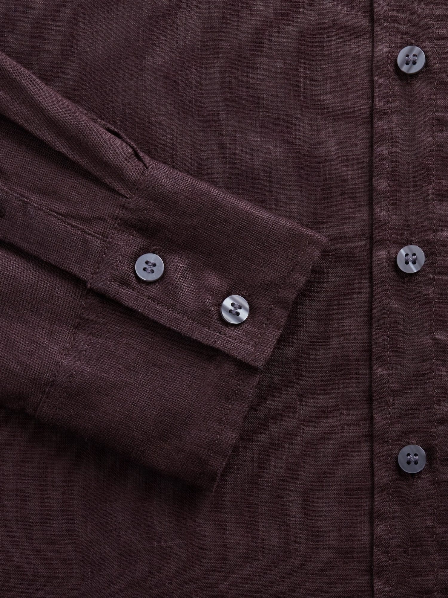 リネン100％ オーバーサイズシャツ-3