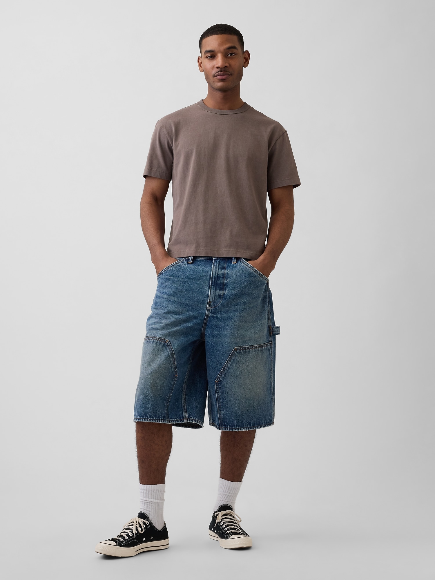 GAP スーパーバギーデニムショーツ Gap公式オンラインストア | スーパーバギー デニムカーペンター