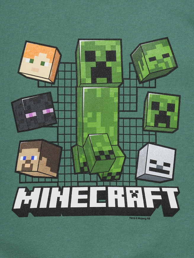 GapKids | マインクラフト リラックスフィット グラフィック スウェットシャツ-2