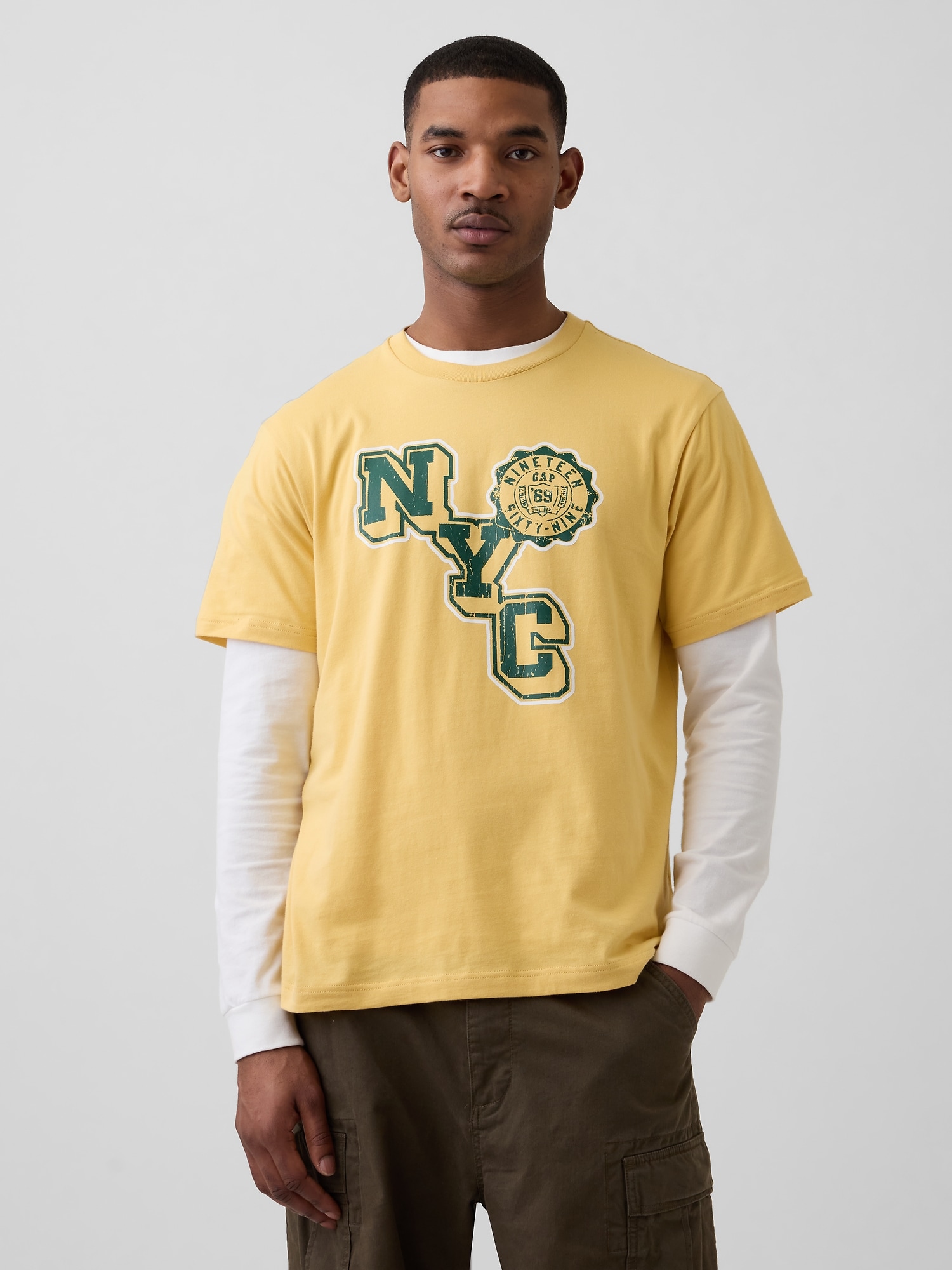 エブリディ ソフト リラックスフィット グラフィックTシャツ-0