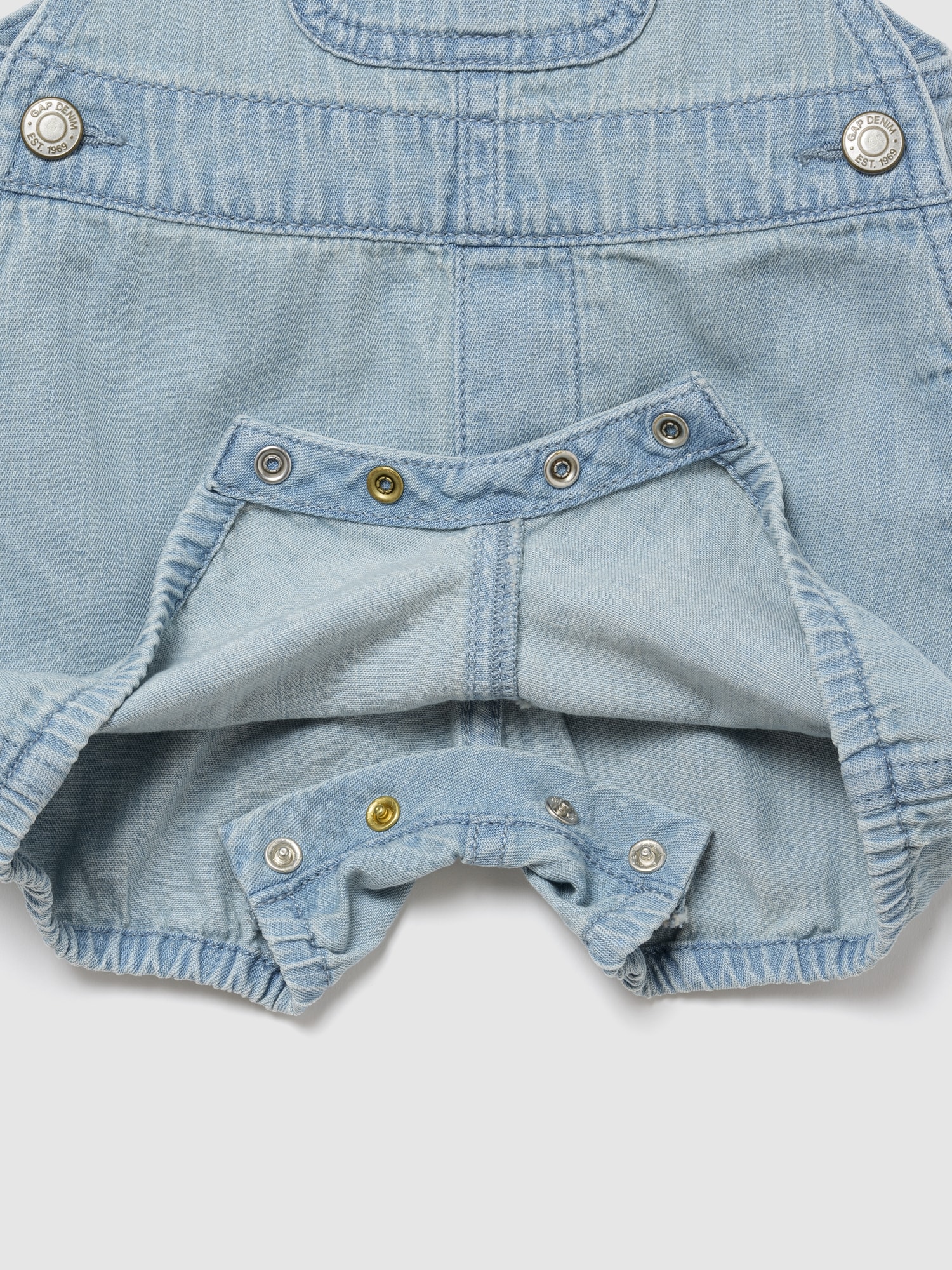 デニムショートオール (ベビー)-3