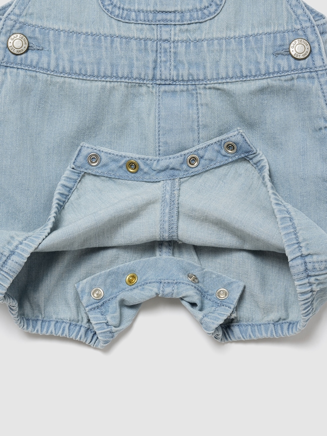 デニムショートオール (ベビー)-3