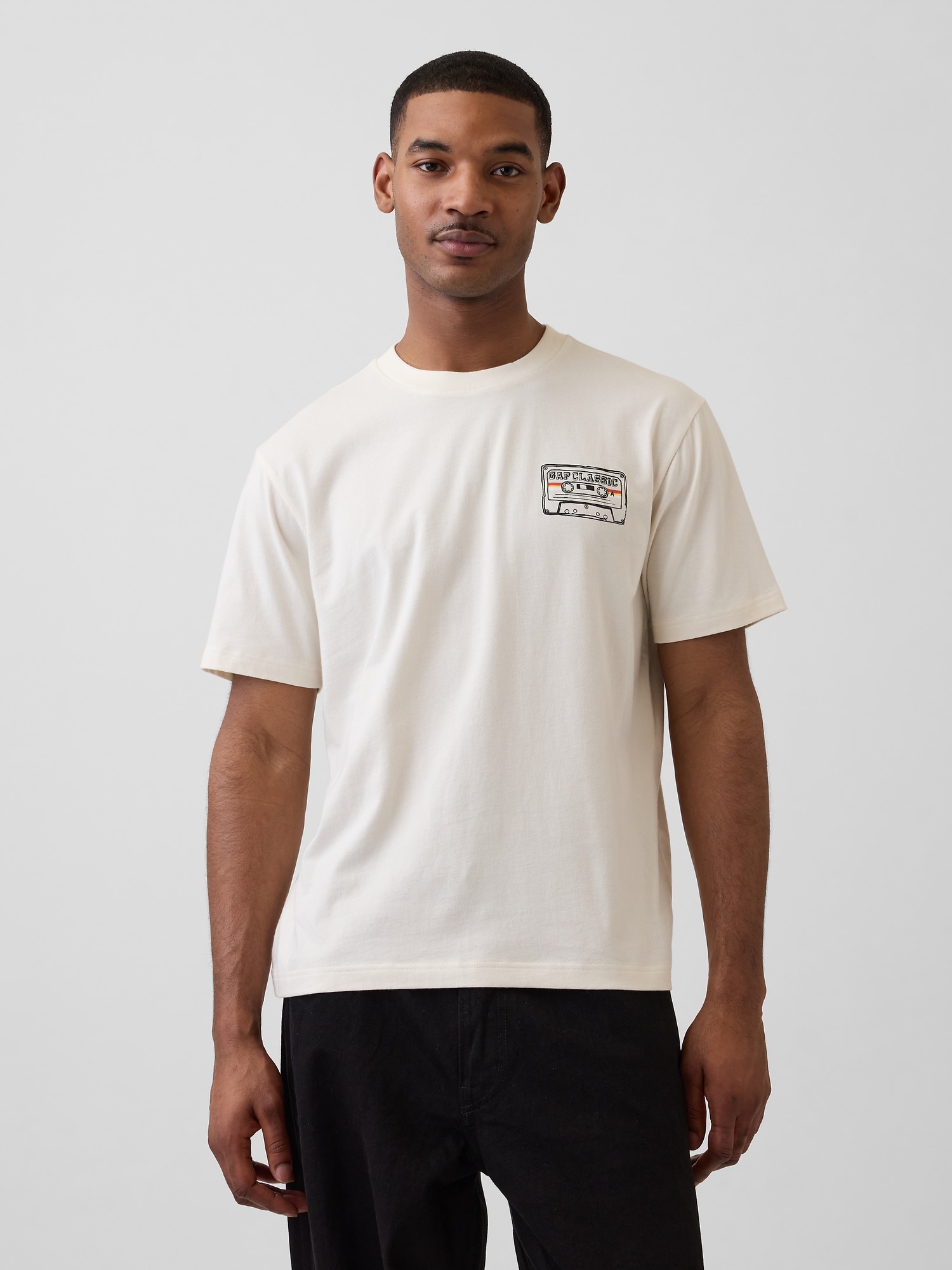 エブリディ ソフト リラックスフィット グラフィックTシャツ-0