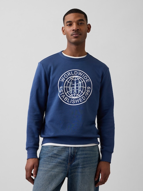 GAPロゴ グラフィック スウェットシャツ