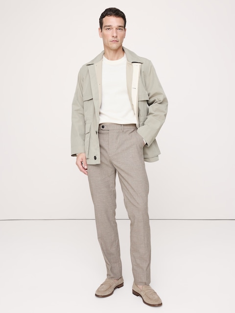 PANTALON HABILLÉ INFROISSABLE À COUPE ÉTROITE