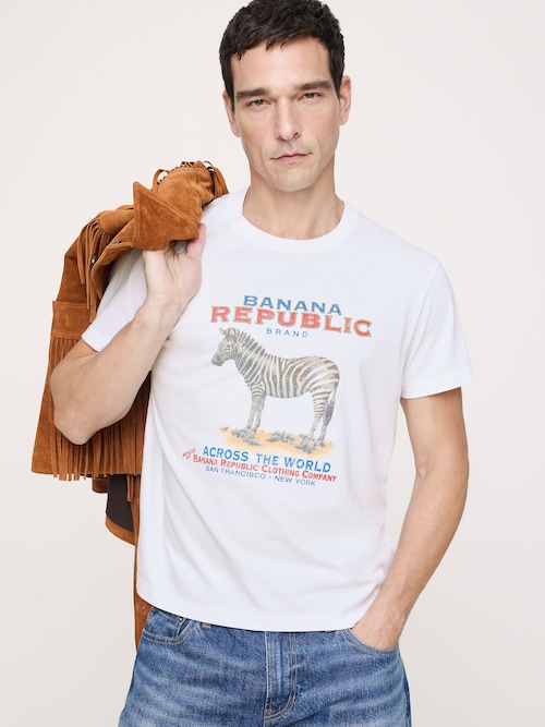 コットン グラフィック Tシャツ