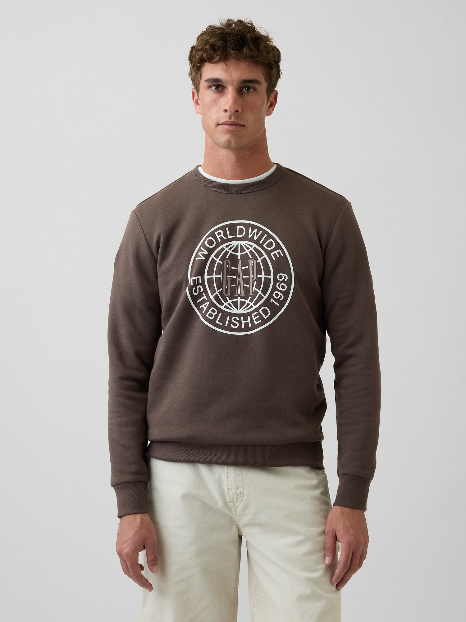 GAPロゴ グラフィック スウェットシャツ-0