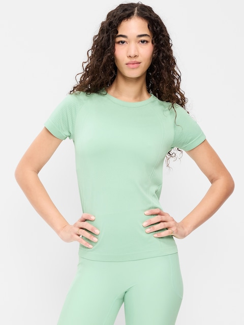 Fluid Seamless Fitted T-Shirt