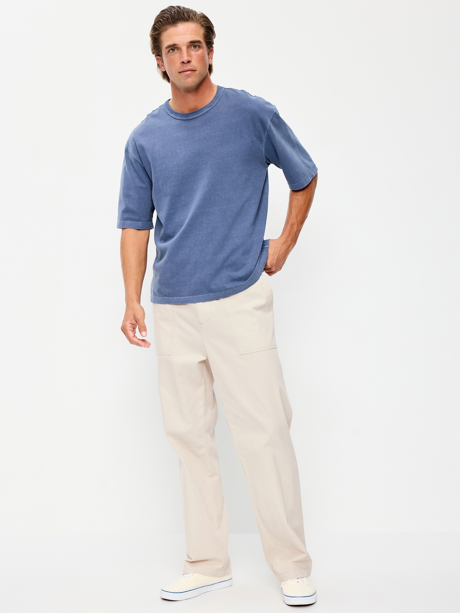 PANTALON COUPE AMPLE ANNÉES 90