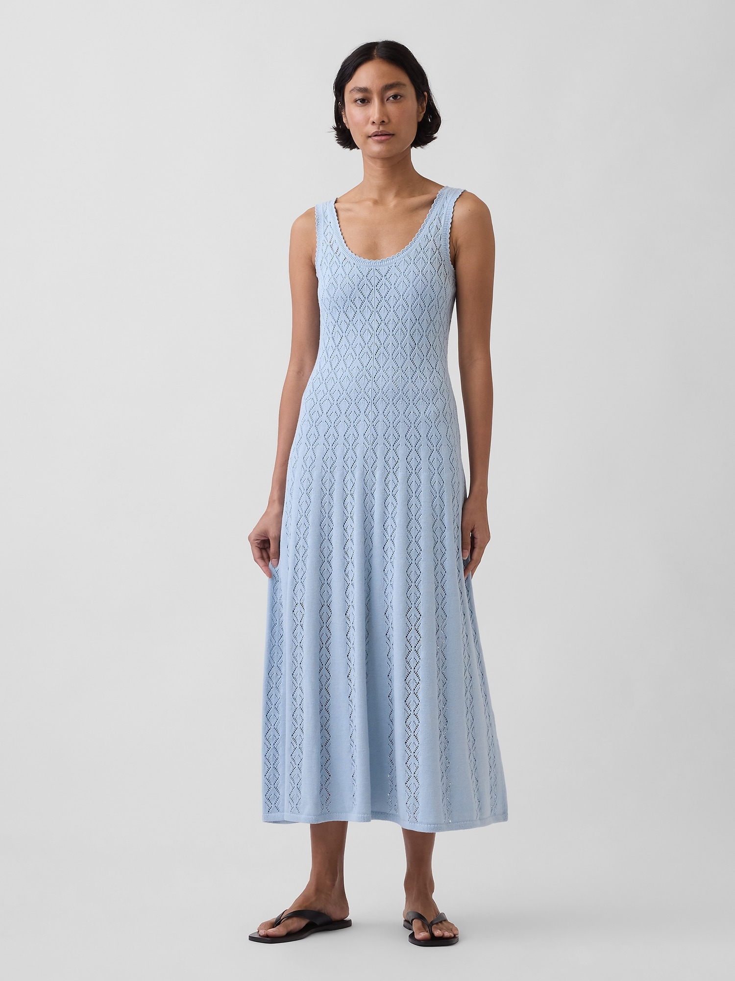 Pointelle Maxi Dress