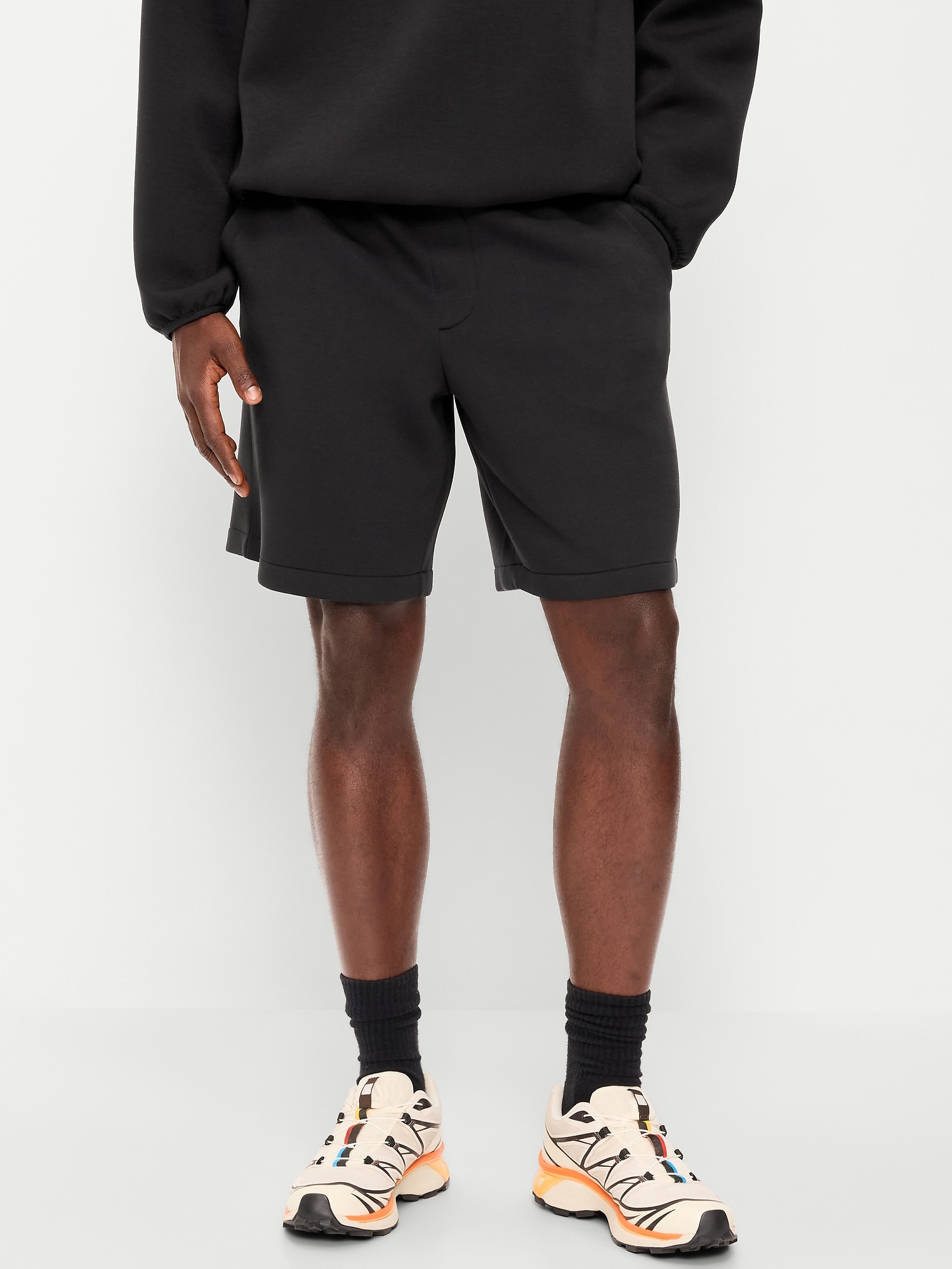 Bounce Fleece Baggy Shorts -- 8-inch inseam