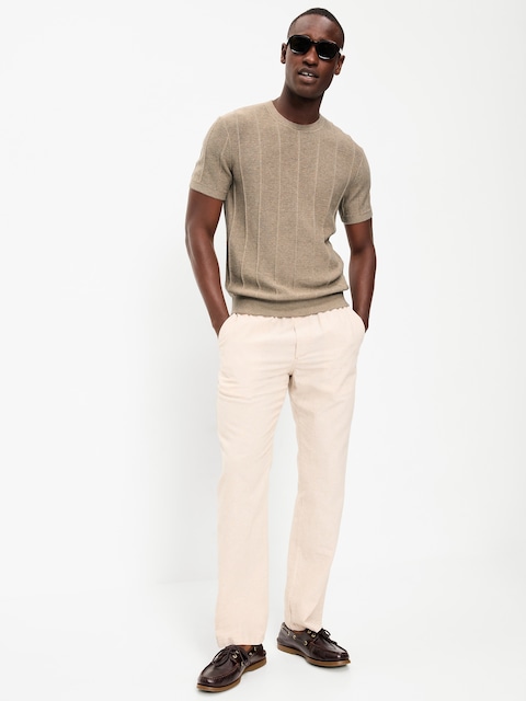 T-SHIRT EN TRICOT DÉCONTRACTÉ