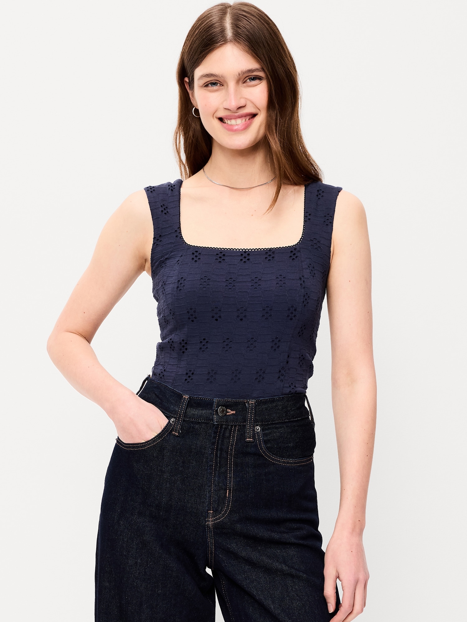 Square Neck Tops for Women | Old Navy