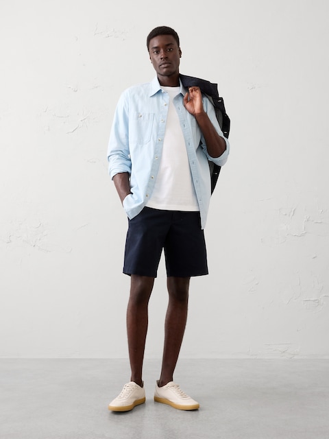 Slim-Fit 9" Lived-In Short