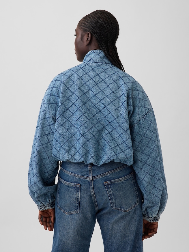 Gap &times; HFR ステッチ デニムボンバージャケット by LaTouch&eacute;-2