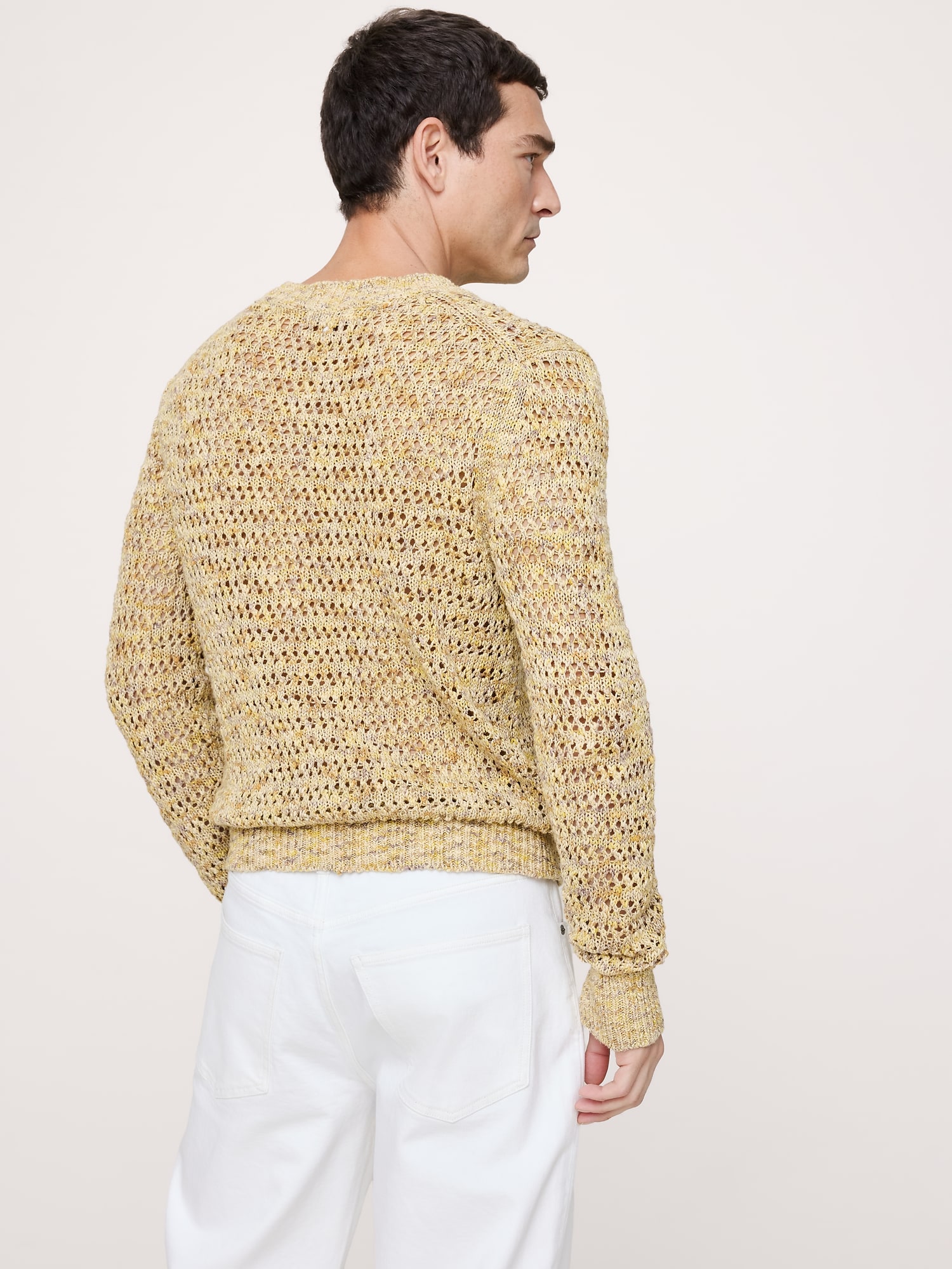 スペースダイ コットン シルク セーター-1