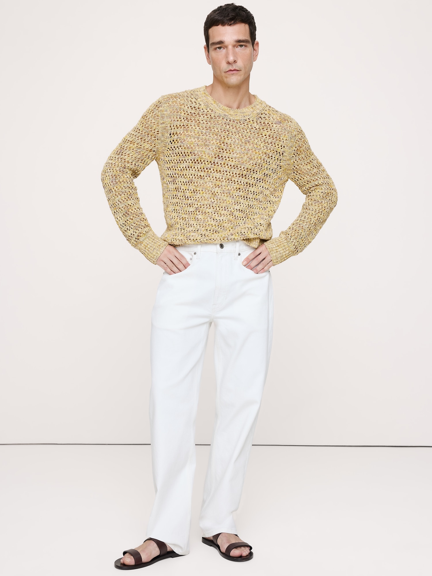 スペースダイ コットン シルク セーター-0