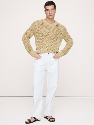 スペースダイ コットン シルク セーター