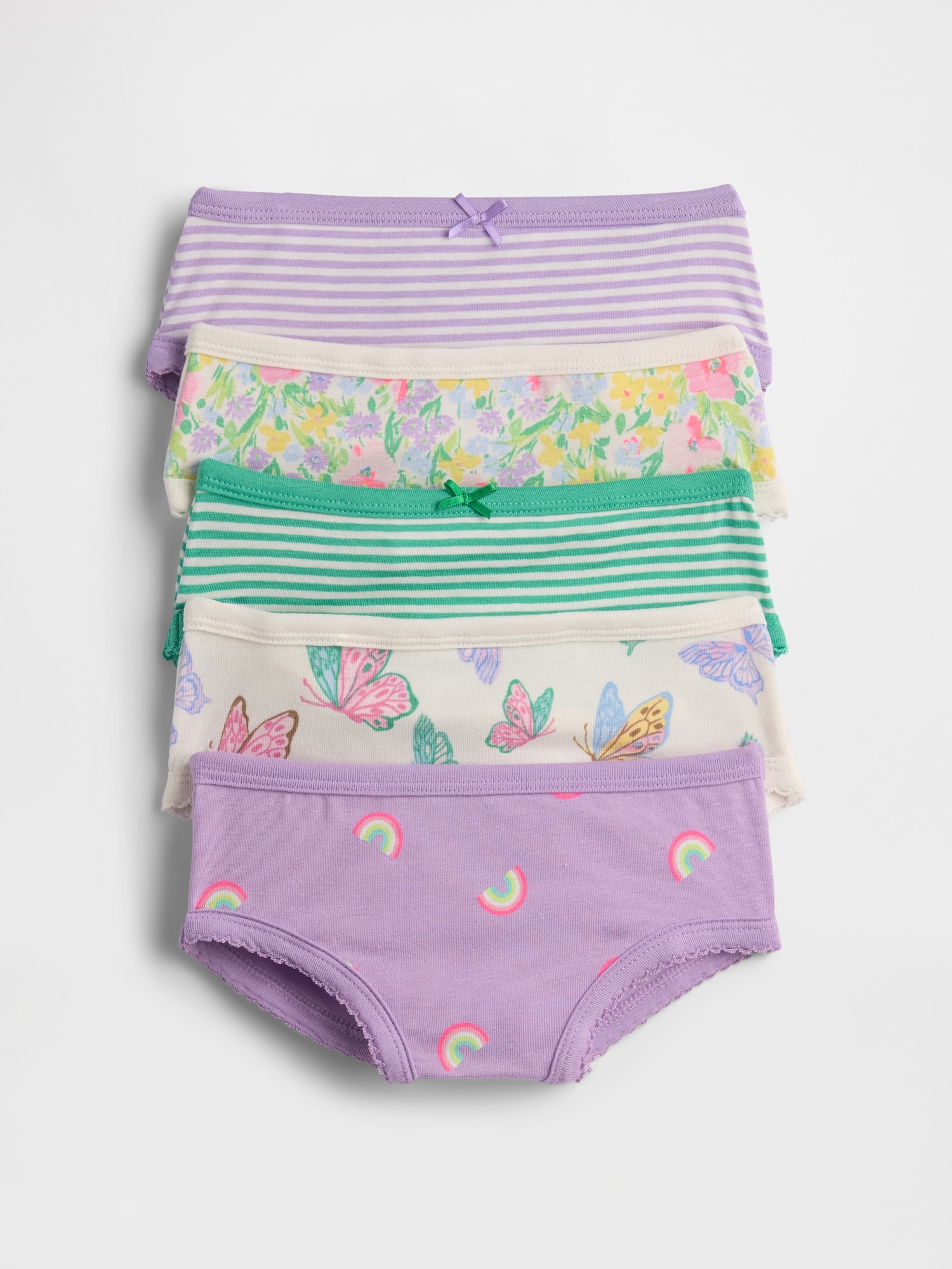 Toddler Organic Stretch Cotton Shorty Briefs (5-Pack)