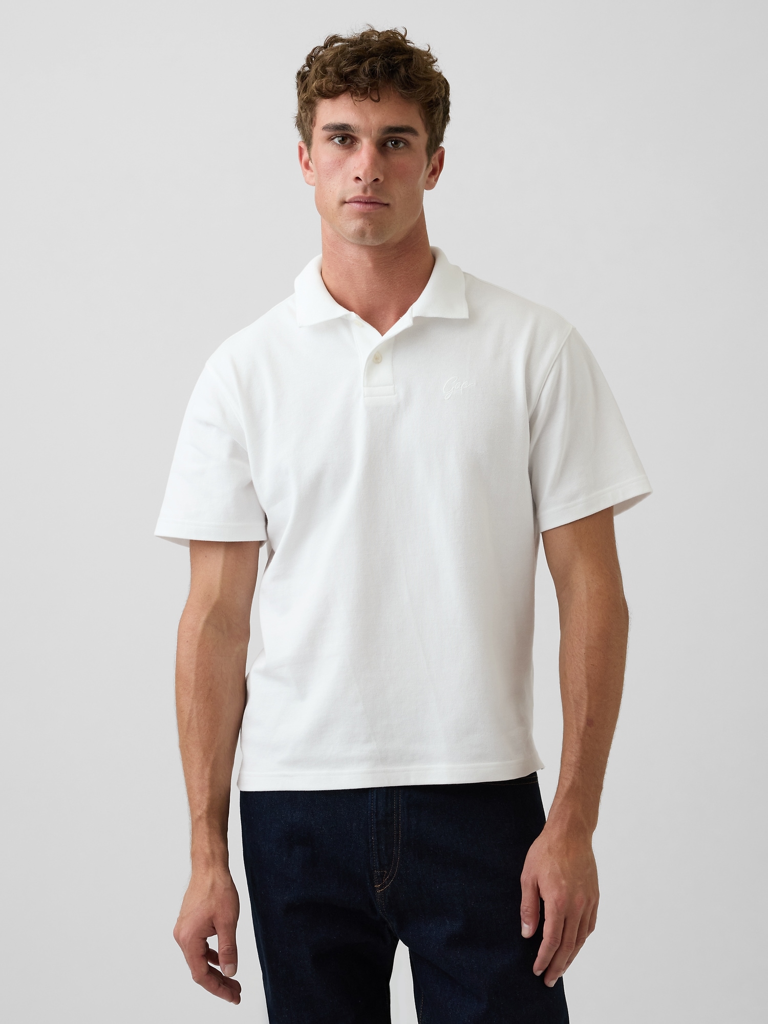 Gap公式オンラインストア | リラックスフィット ピケ クロップド