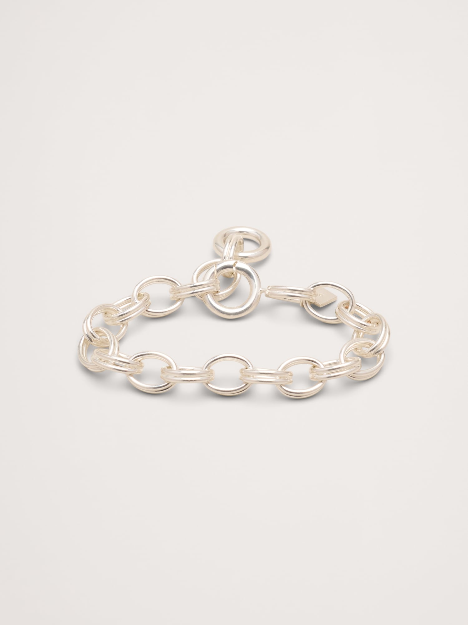 BRACELET À MAILLONS OVALES DOUBLES