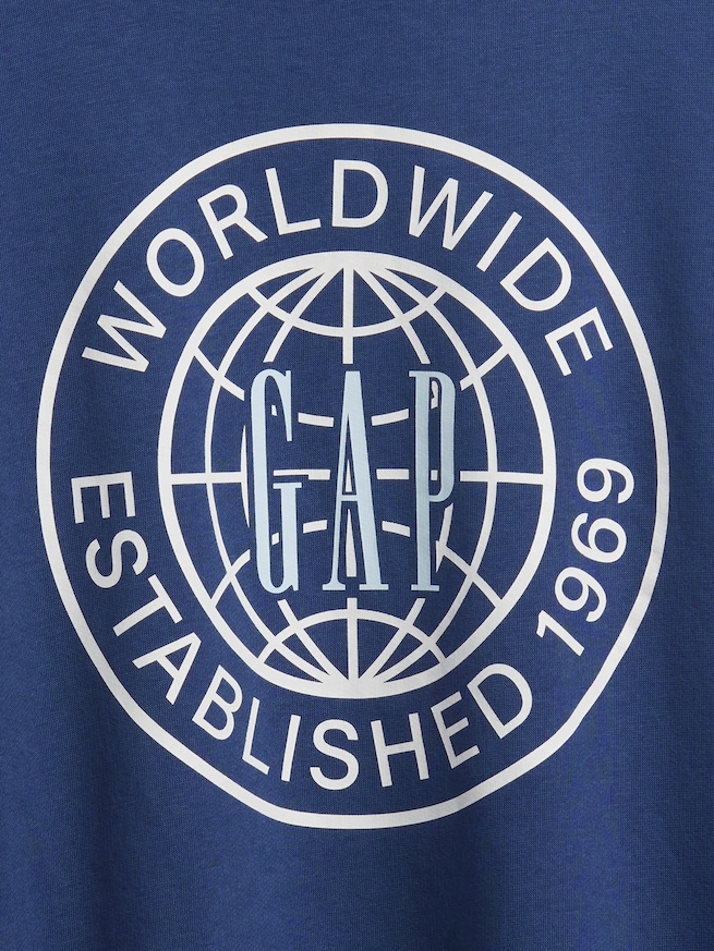 GAPロゴ グラフィック スウェットシャツ-3