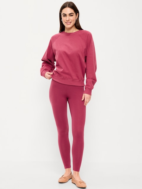 High-Waisted Jersey Fashion Layering Leggings