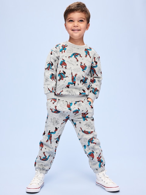 Old Navy x Marvel Spider-Man Oversized Sweatshirt and Joggers Set for Toddler Boys
