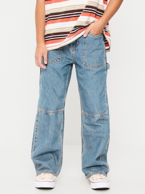 Baggy Carpenter Utility Jeans for Boys