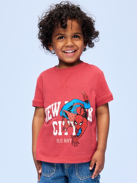 Old Navy x Marvel Spider-Man Graphic Ringer T-Shirt for Toddler Boys