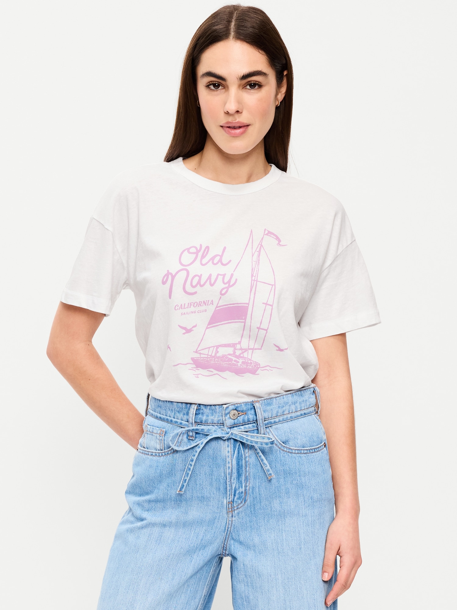 T-SHIRT LONG PASSE-PARTOUT SURDIMENSIONNÉ