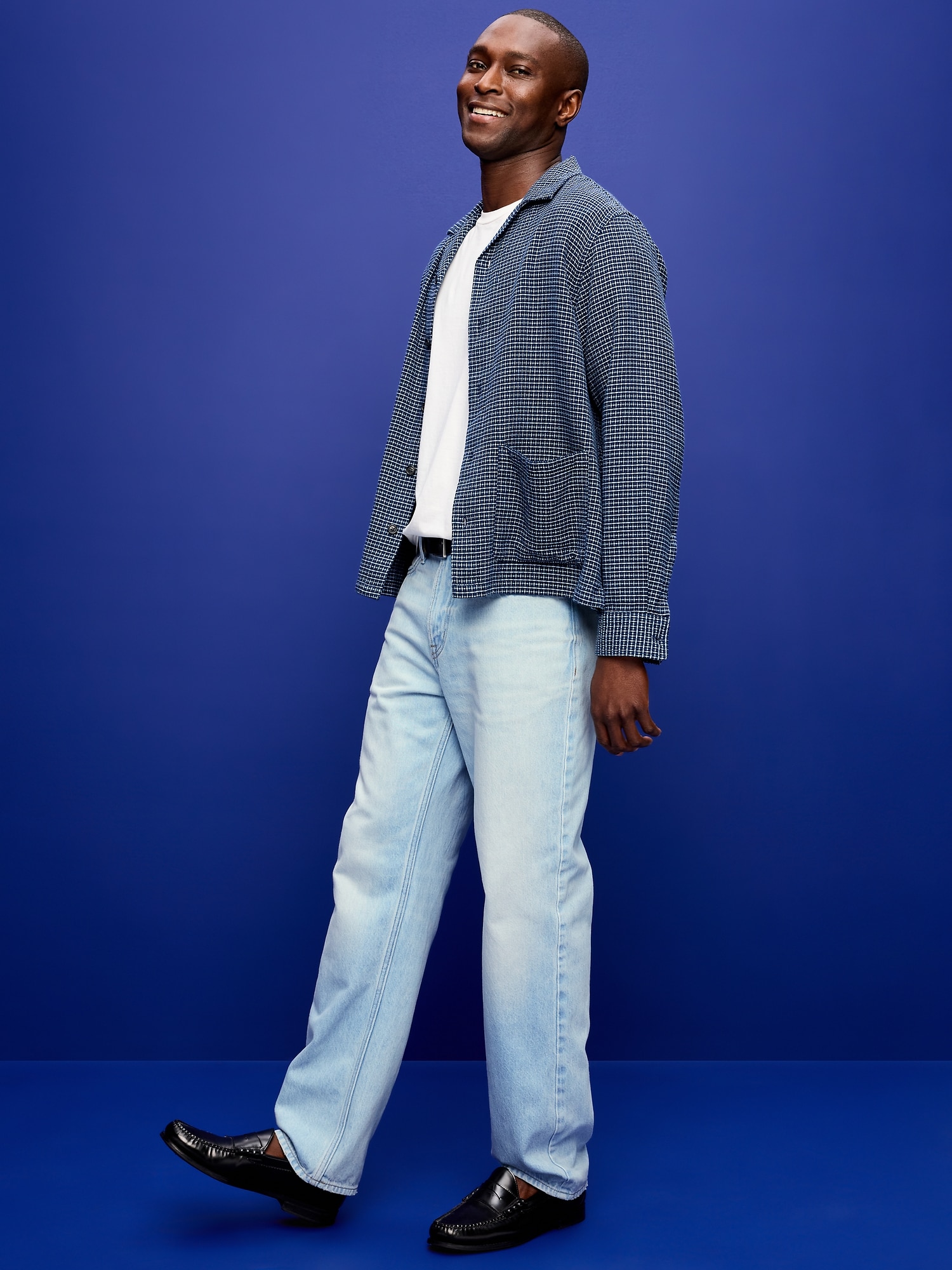 JEAN AMPLE STRUCTURÉ NON EXTENSIBLE