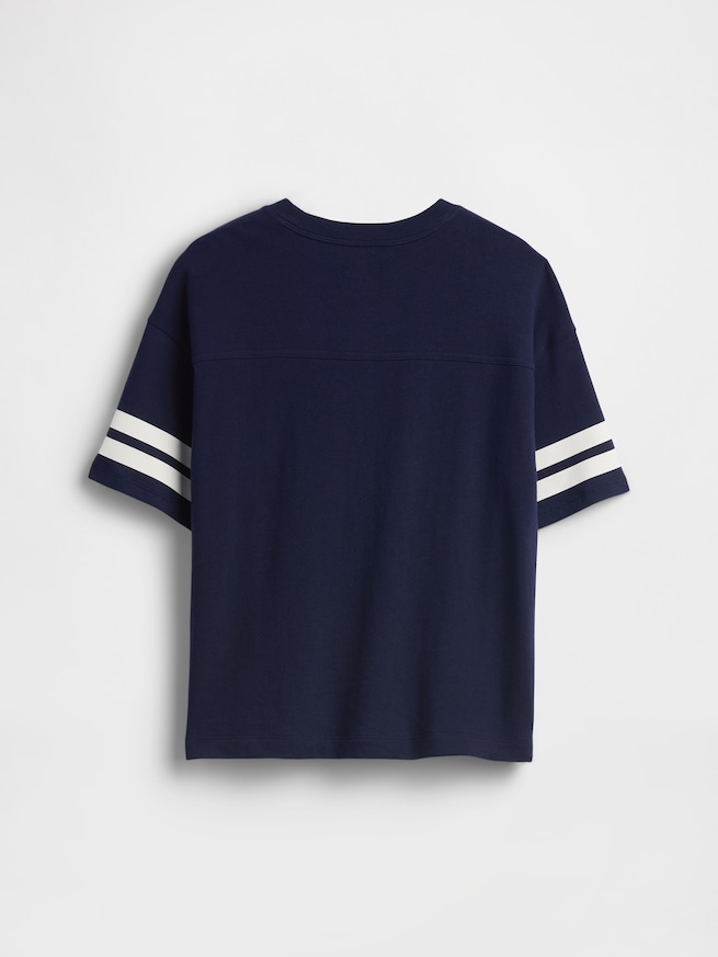 オーバーサイズ GAPロゴ シーム Tシャツ (キッズ)-1