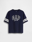 オーバーサイズ GAPロゴ シーム Tシャツ (キッズ)-0