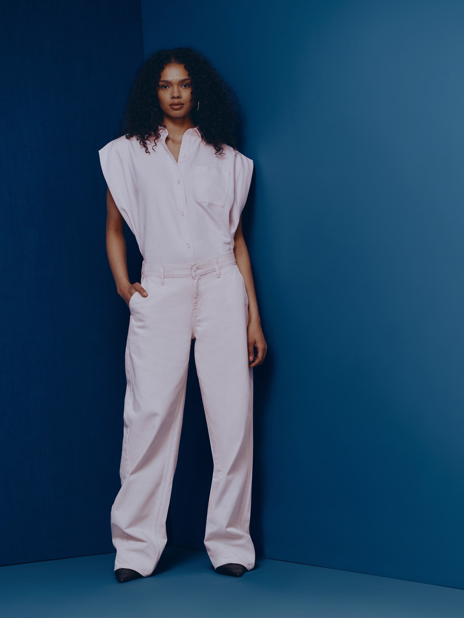 Gap &times; HFR ローライズ ピンク バギー バレルデニム by Nicole Benefield Portfolio-8