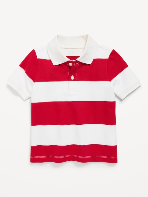 Short-Sleeve Pique Polo Shirt for Toddler Boys