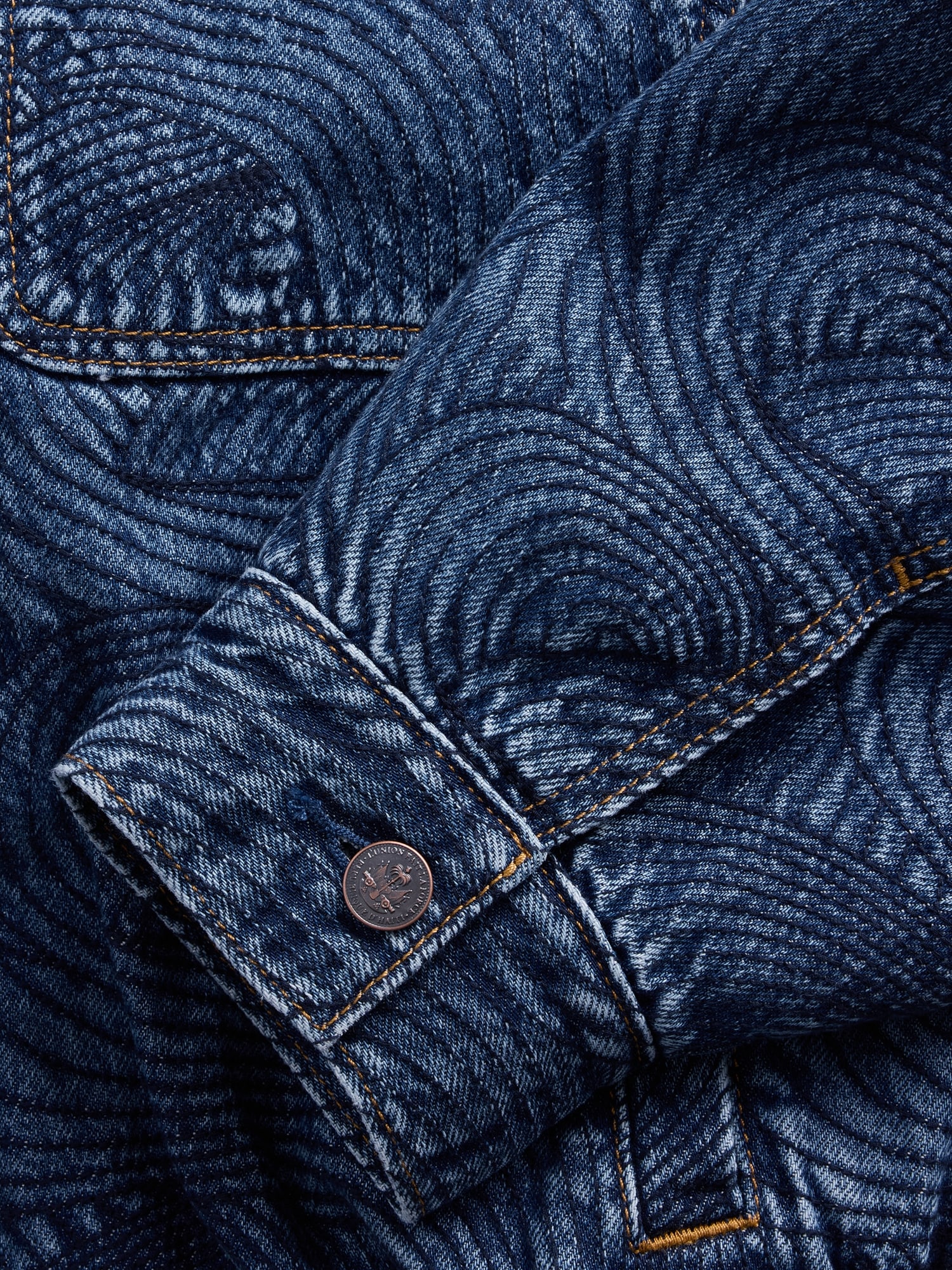 Gap × HFR 刺しゅう デニムボンバージャケット by Daveed Baptiste