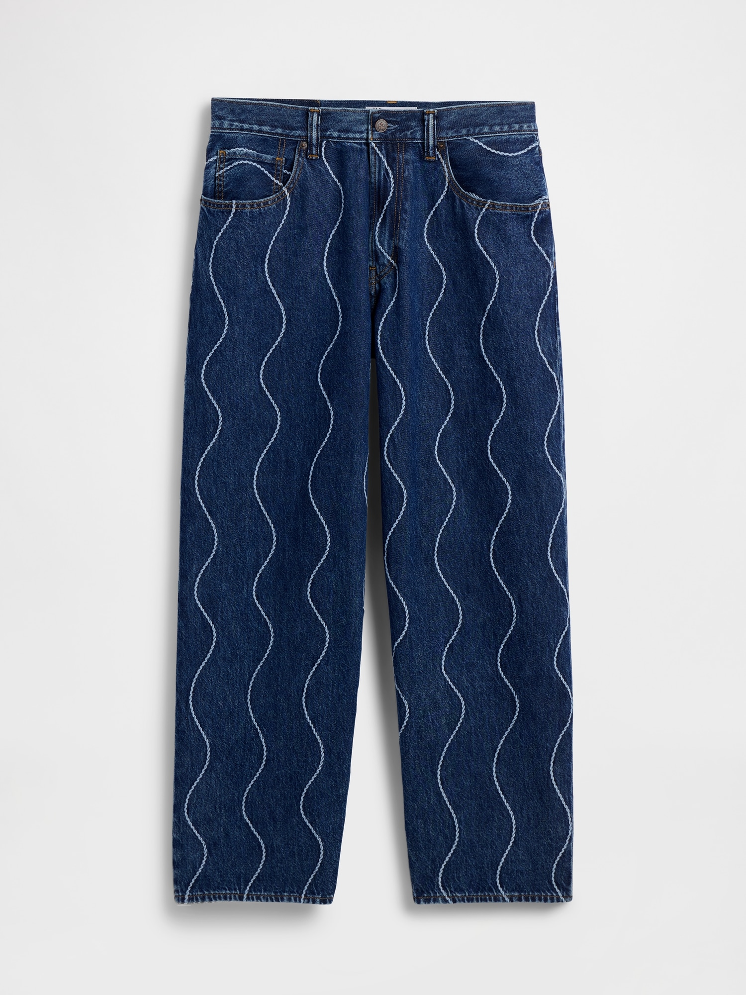 Gap × HFR 刺しゅう バギーデニム by Daveed Baptiste