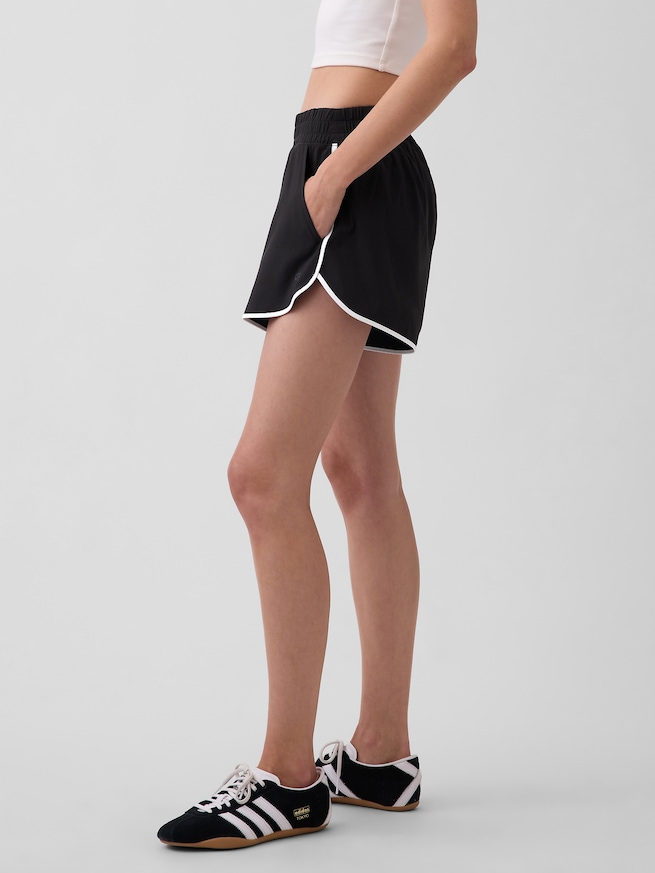 GapFit テック ハイライズ ランニング ショートパンツ-2