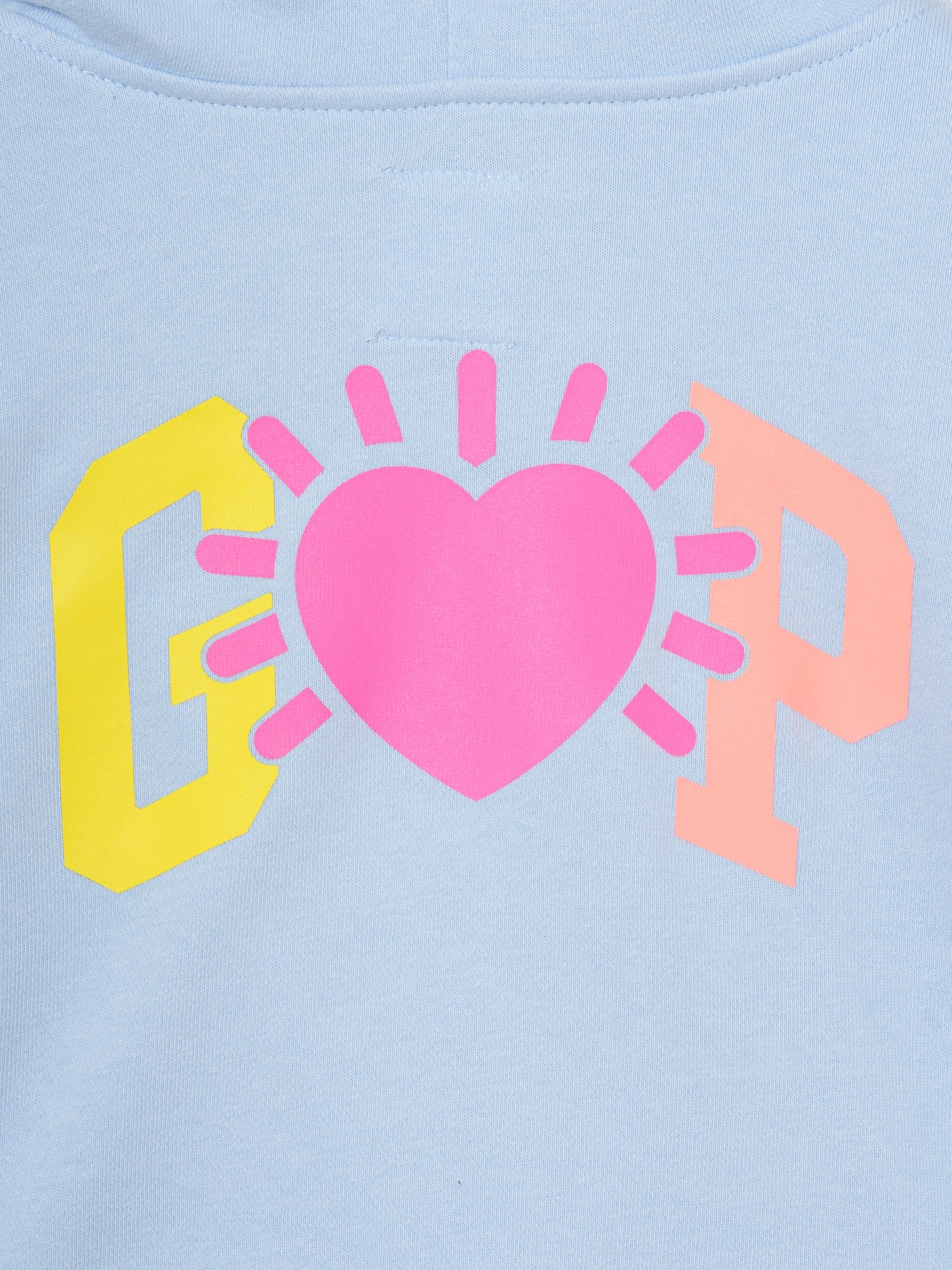 リラックスフィット GAPロゴ フレンチテリー パーカー (キッズ)-1