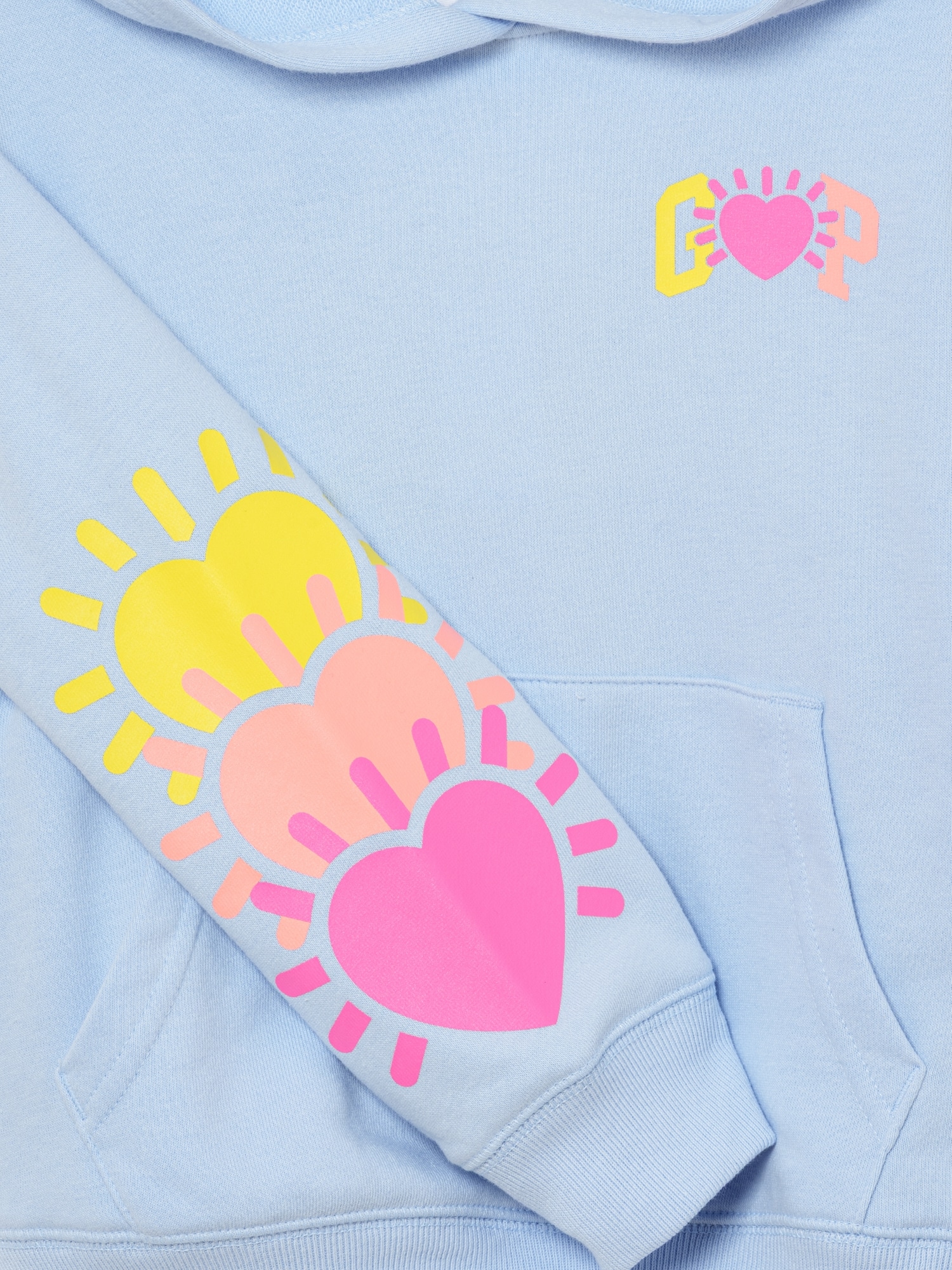 リラックスフィット GAPロゴ フレンチテリー パーカー (キッズ)-3